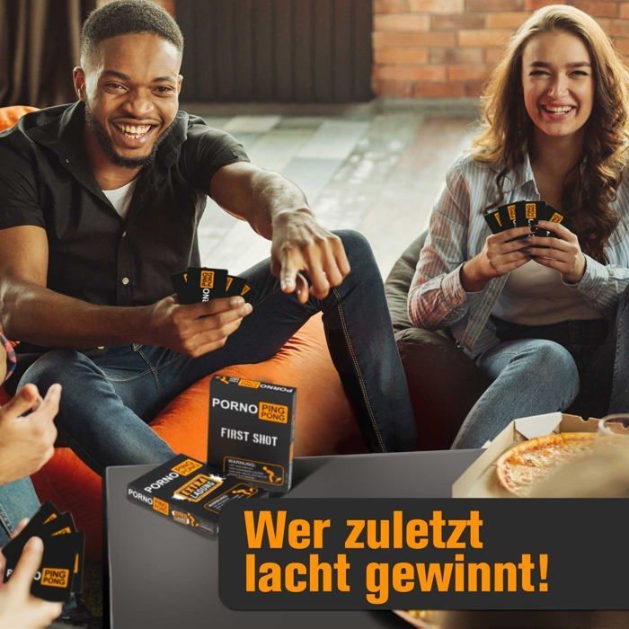 Craze Pasmo Porno Ping-Pong - Jeu de cartes pour adultes 110 cartes Noir (18+)