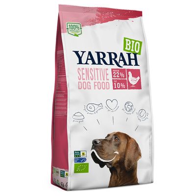 Yarrah Organic Sensitive z ekologicznym kurczakiem i ekologicznym ryżem
