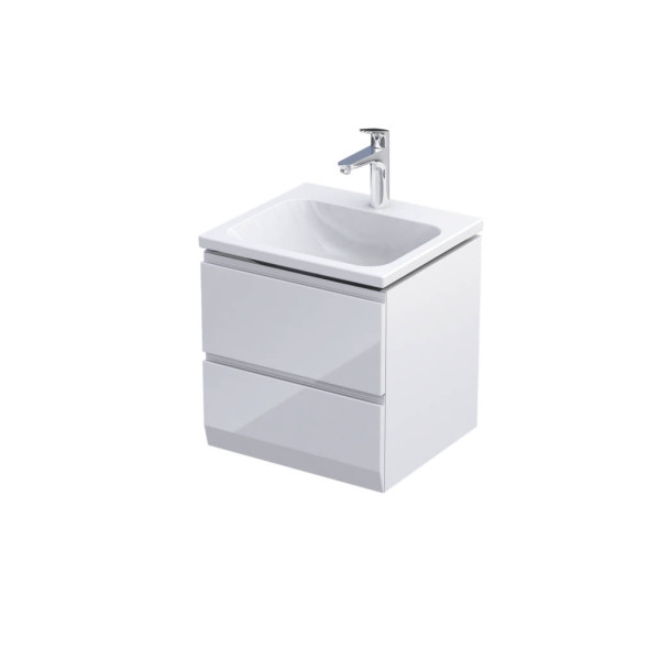 Oriso BRYLANT UNI Szafka podumywalkowa 50 cm biały połysk