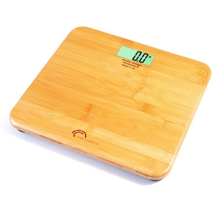 Balanza de baño - LITTLE BALANCE - 8745 - Reparable por USB - 150 kg / 100 g - My Bamboo