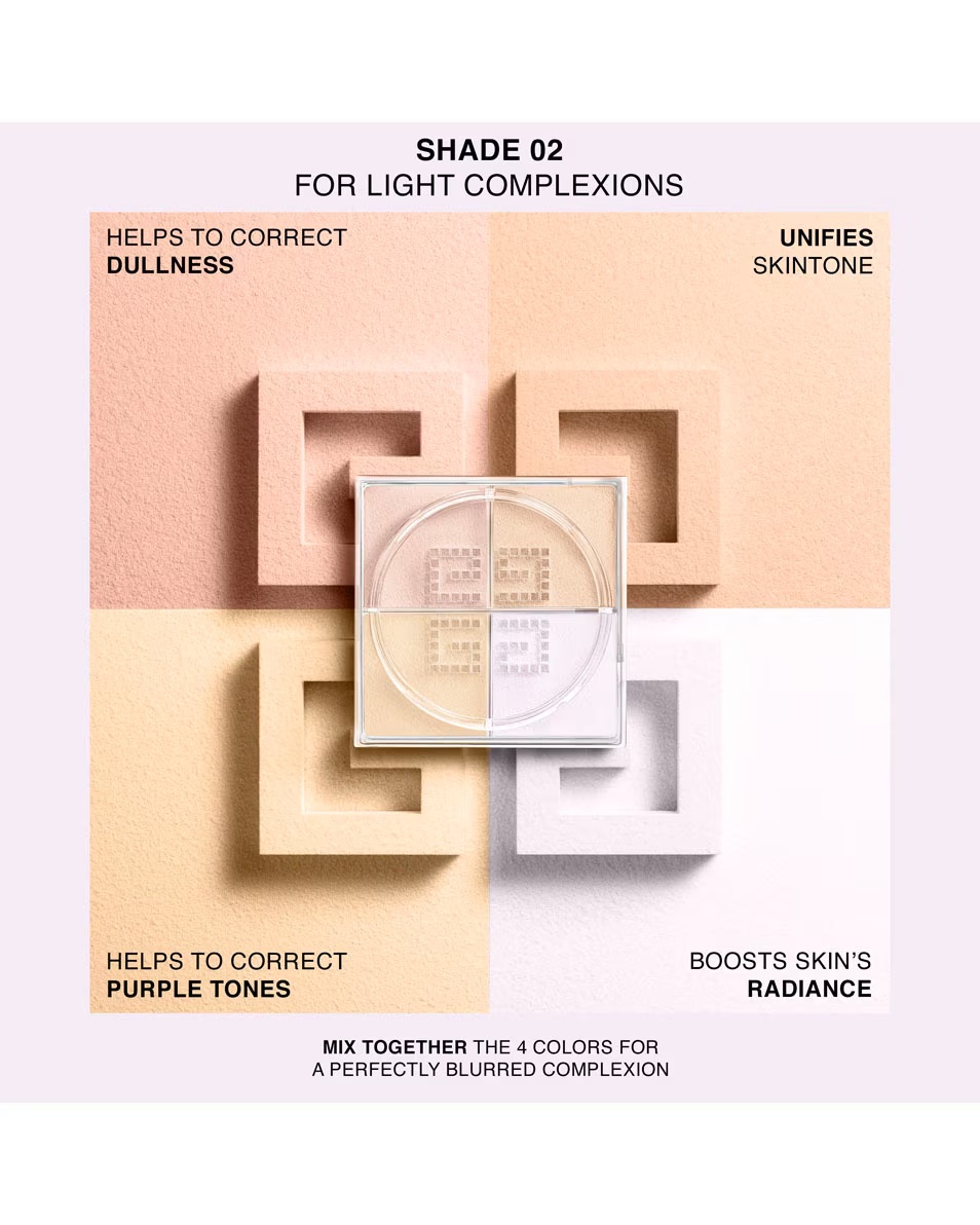 GIVENCHY COSMETICS PRISME LIBRE MINI PUDRĂ VRĂZĂ 4 CULORI