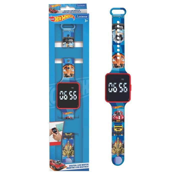 Montre digitale LED Hot Wheels