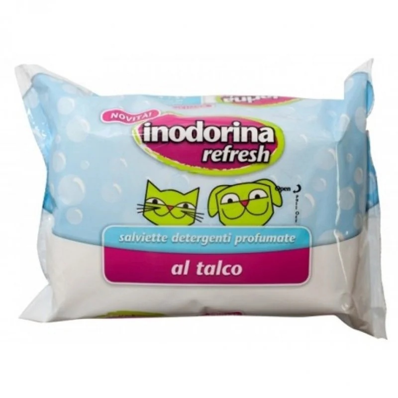 Lingettes de talc CAMON Inodorina, 40 unités
