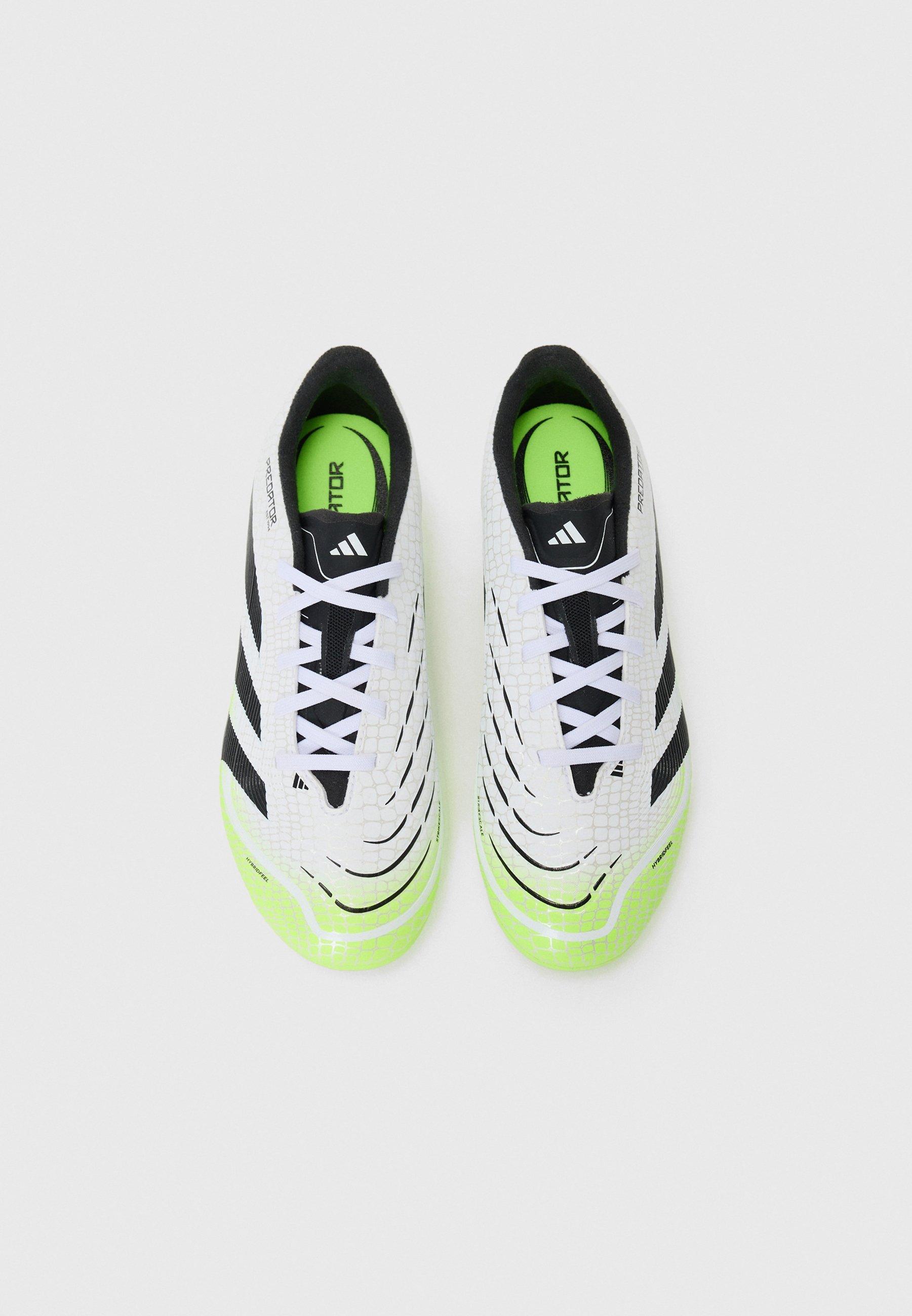 adidas Performance PREDATOR LEAGUE UNISEX - Voetbalschoenen voor zachte ondergrond - wit/core black/lucid lemon