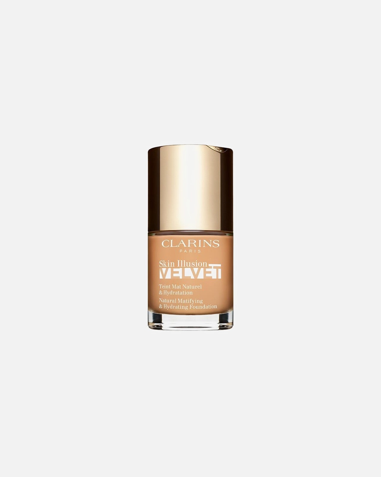 Clarins Foundation Skin Illusion Velvet tekoči puder - 30 ml
