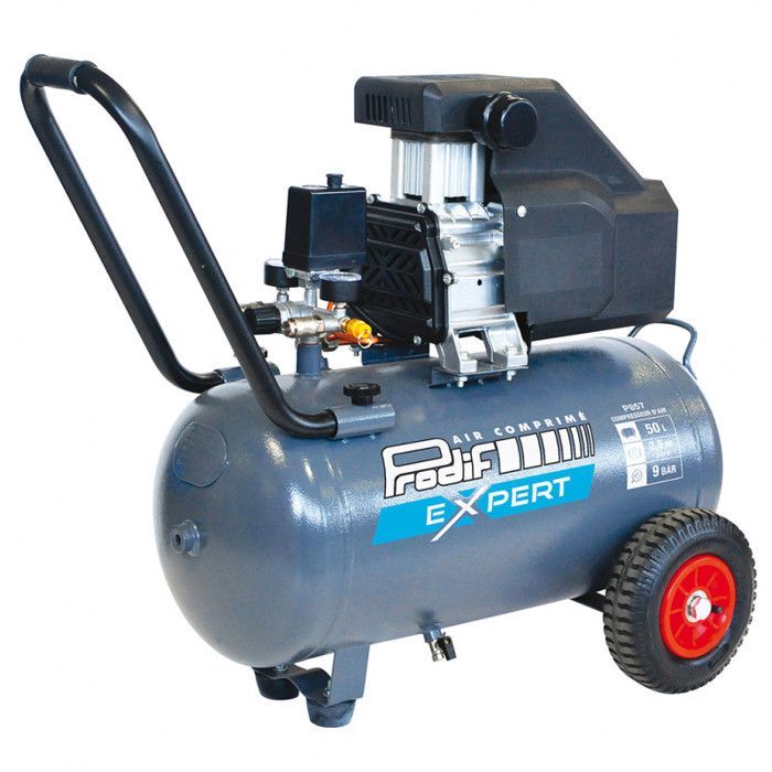 Compresor coaxial de 50 L, 2,5 hp, 9 bar, ref. p857