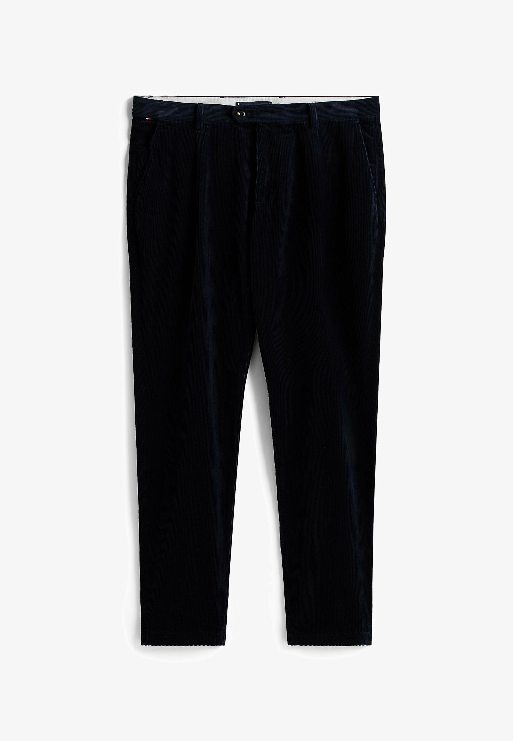 Tommy Hilfiger HARLEM - Broek - donker nacht marineblauw corduroy