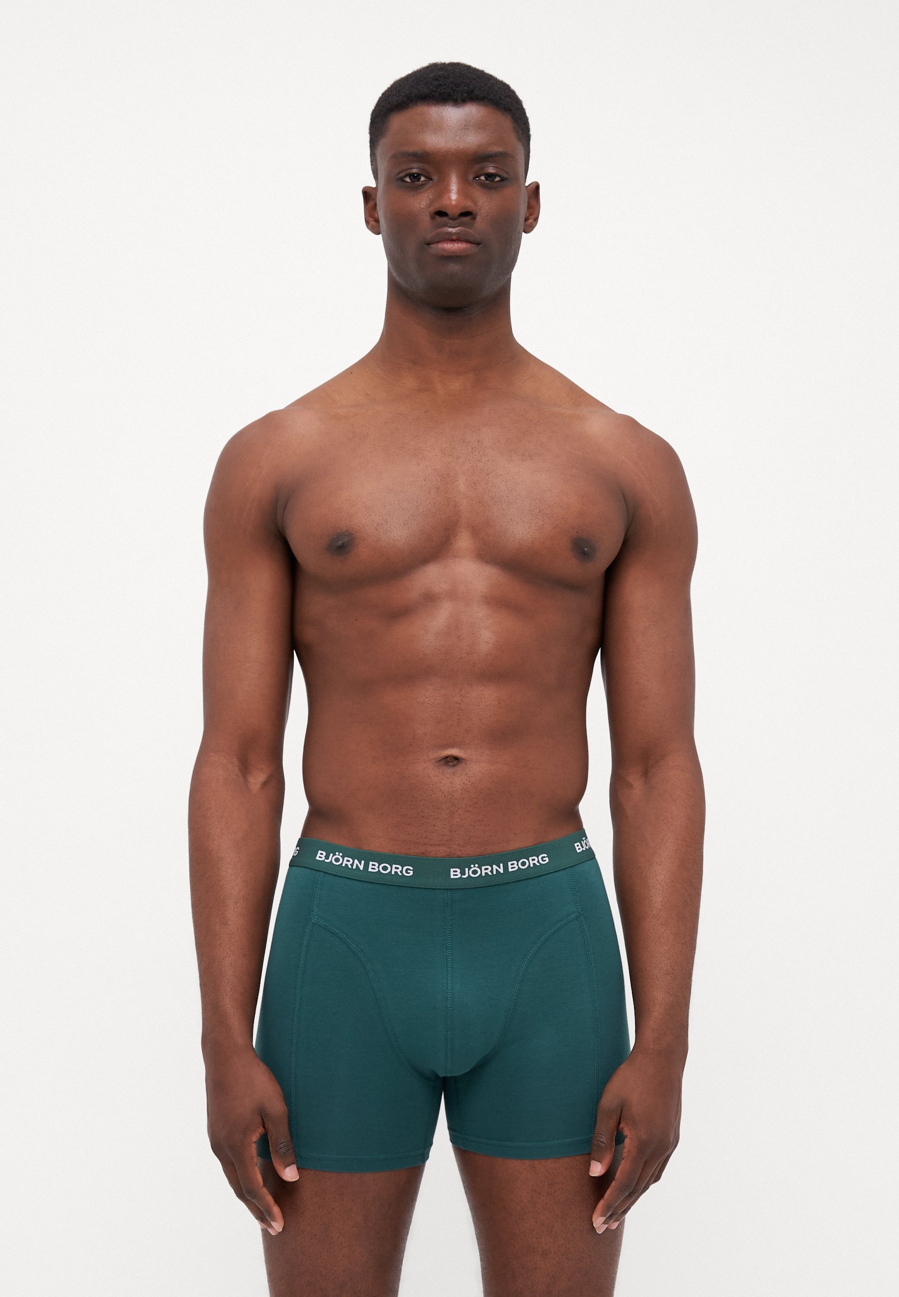 Lot de 7 shorts Björn Borg - noir/vert/bleu