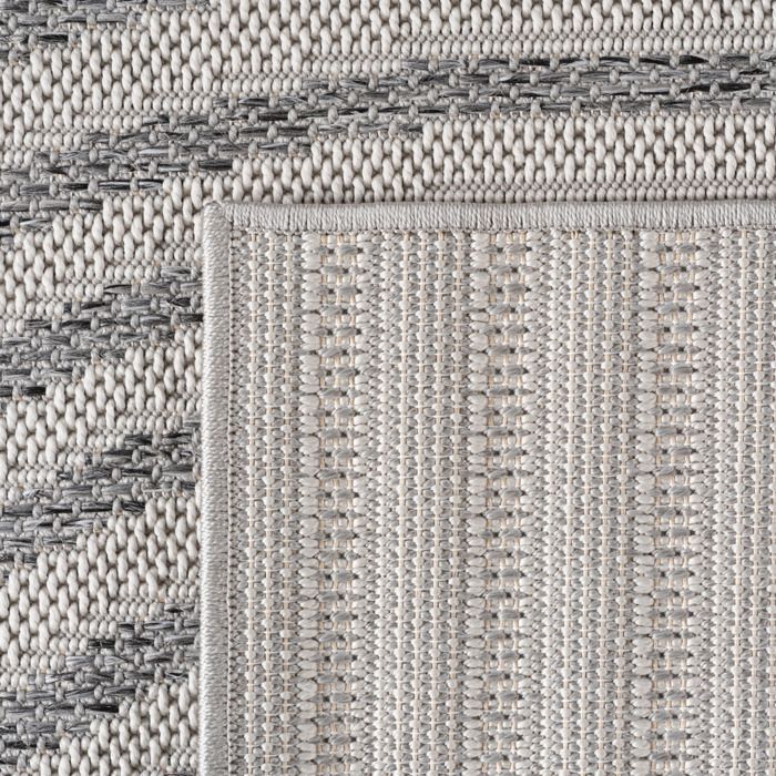 SIMPEX Tapis d'extérieur Gris 160x230 cm, cuisine, modern design bohème