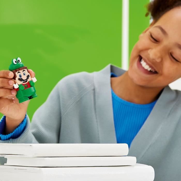 LEGO® 71392 Super Mario Pack de Puissance Mario Grenouille, Jouet à Collectionner, Cadeau pour Garçons et Filles