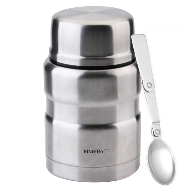 Termos obiadowy stalowy 0,5L KINGHOFF KH-1457