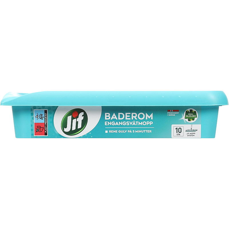 Balai-serpillère jetable Jif, paquet de 10, salle de bain Jif
