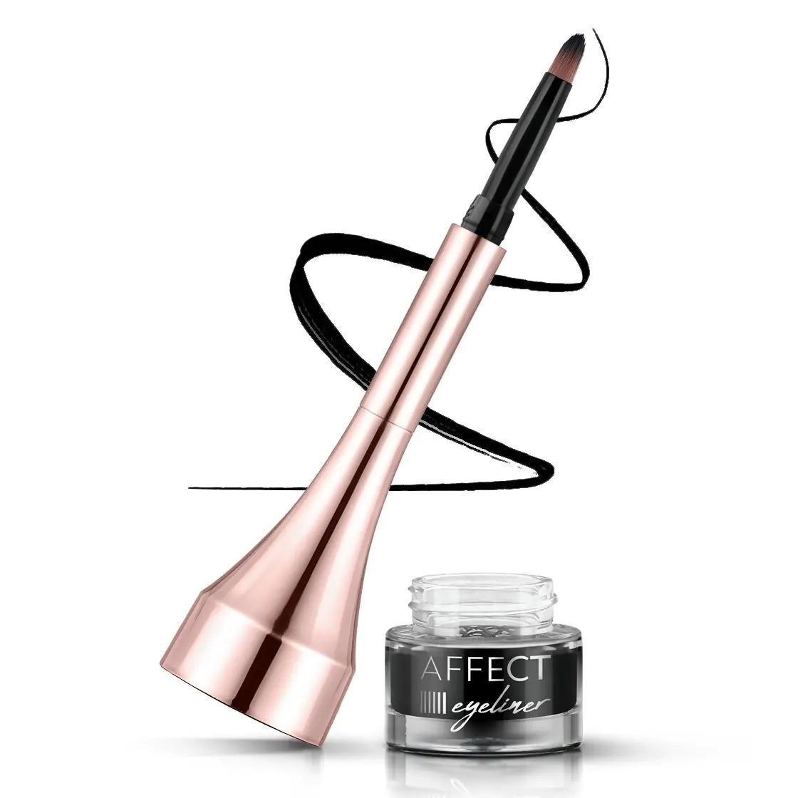 Affect Simple Lines Eyeliner w żelu, Black