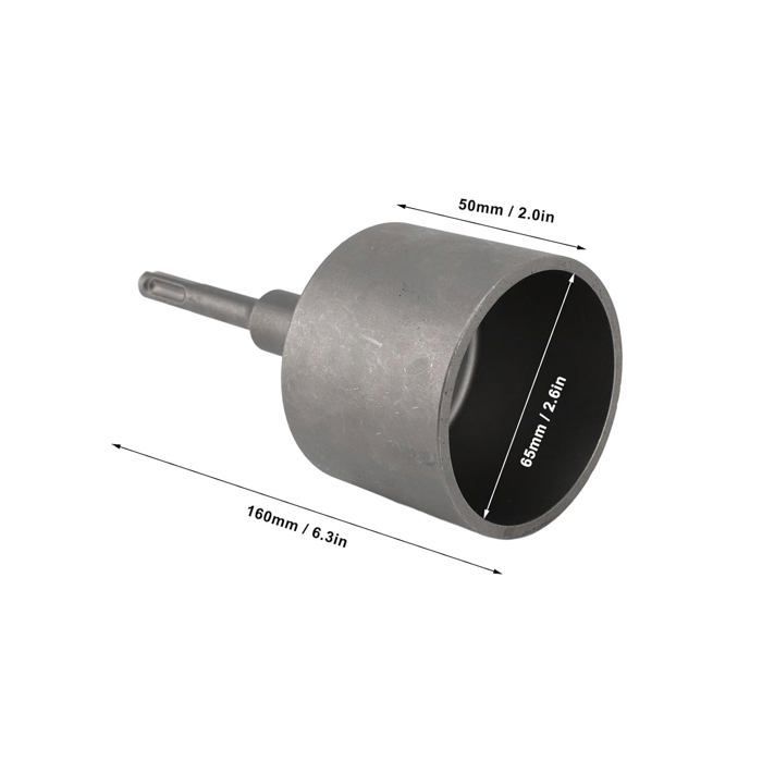 SDS-PLUS Demolition Hammer - KCVV - 65mm - Forged Steel - Multifunctional - Impact Resistant