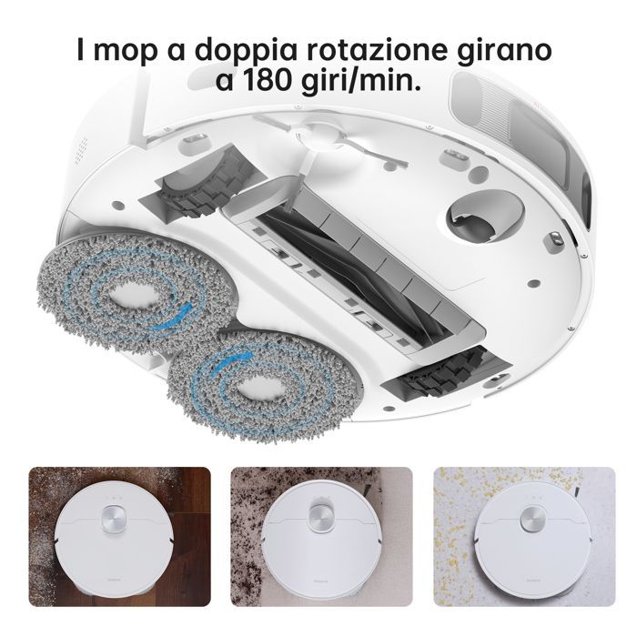 Dreame L10s Ultra - Robot Vacuum Cleaner and Mop with Self-Cleaning Base - 5300Pa - Carpets and Pet Hair - 70-79% New - B3