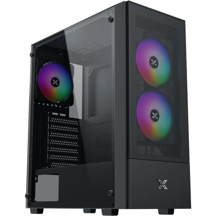 Midtower PC-kabinet uden strømforsyning - XIGMATEK HERO II Air 3F (Sort) - ATX/Micro ATX - 3x120mm FRGB - Mesh - USB 3.0/2.0