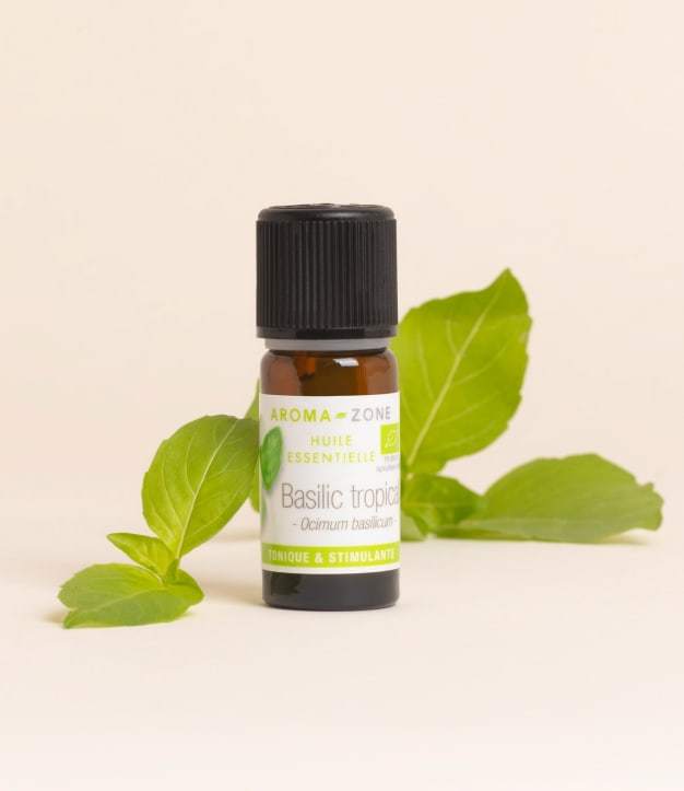 Biologische etherische olie van tropische basilicum 10 ml