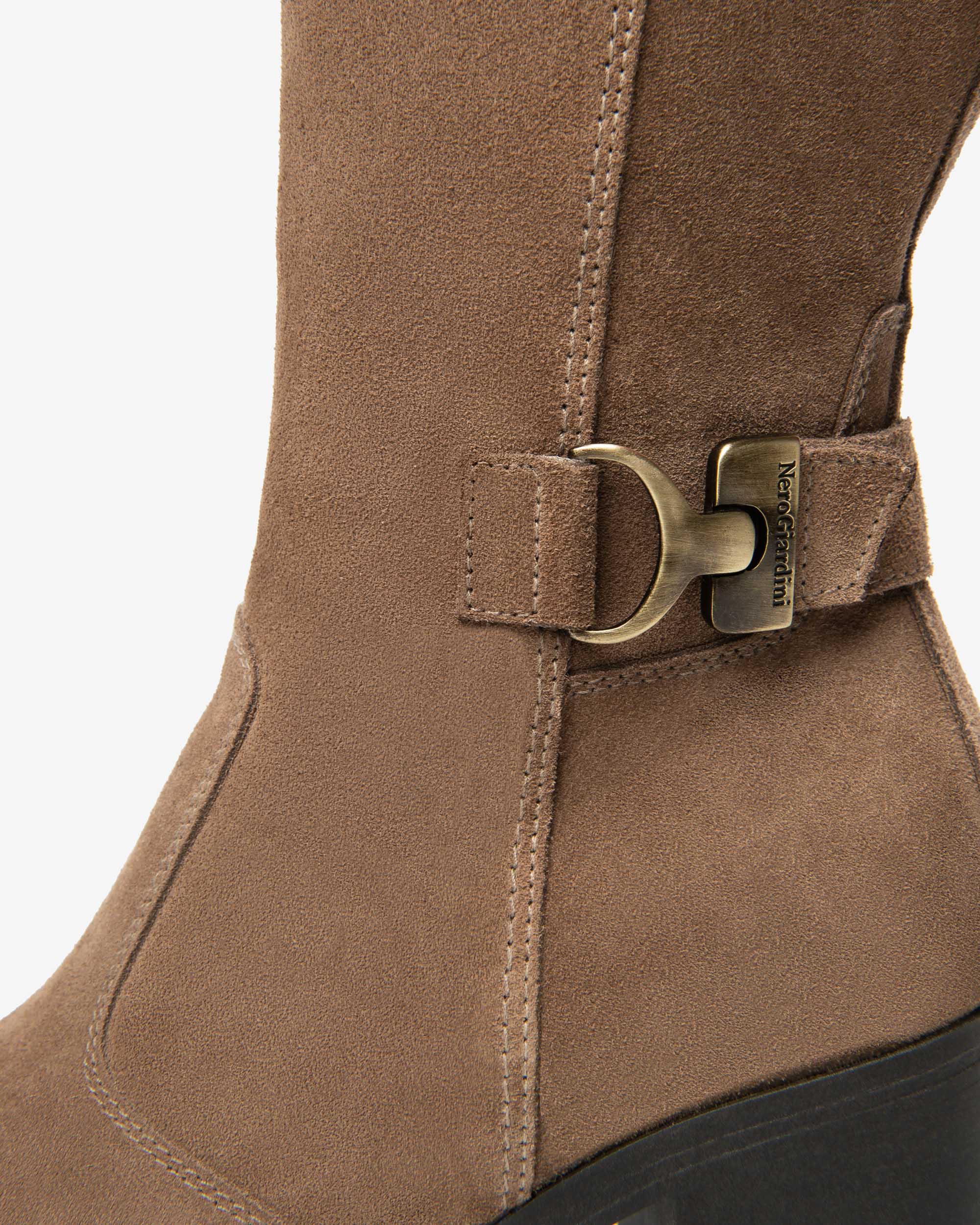 Damen-Wildlederstiefel