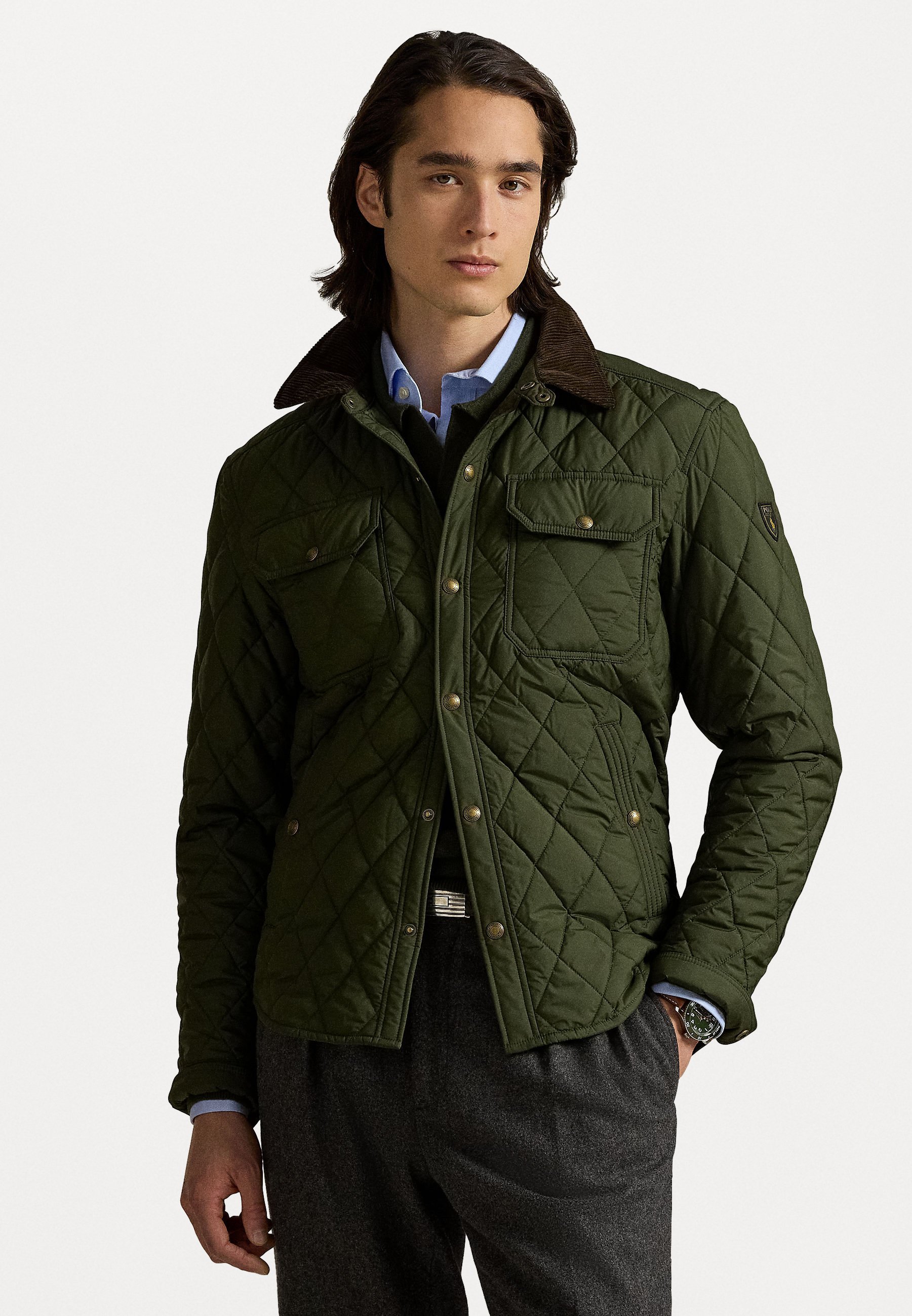 Polo Ralph Lauren THE BEATON GEWATTEERDE JAS - Lichte jas - olijfgroen