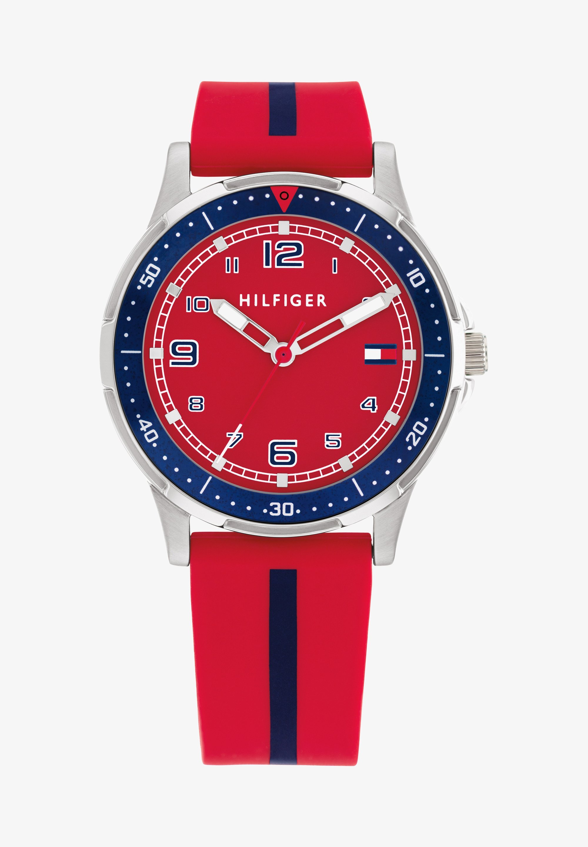 Tommy Hilfiger SPORT - Montre - blau- und silberfarben rot rot
