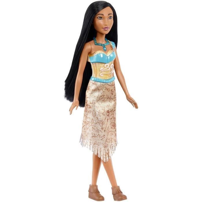Boneca Pocahontas 29 cm, Vestido e Acessórios para Boneca Princesa Disney da Mattel HLW07