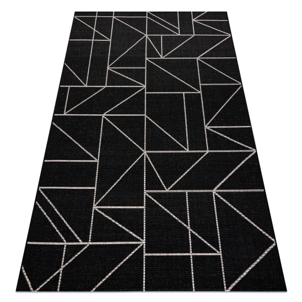 DYWAN SZNURKOWY SIZAL FLOORLUX 20605 black / 60x110 cm