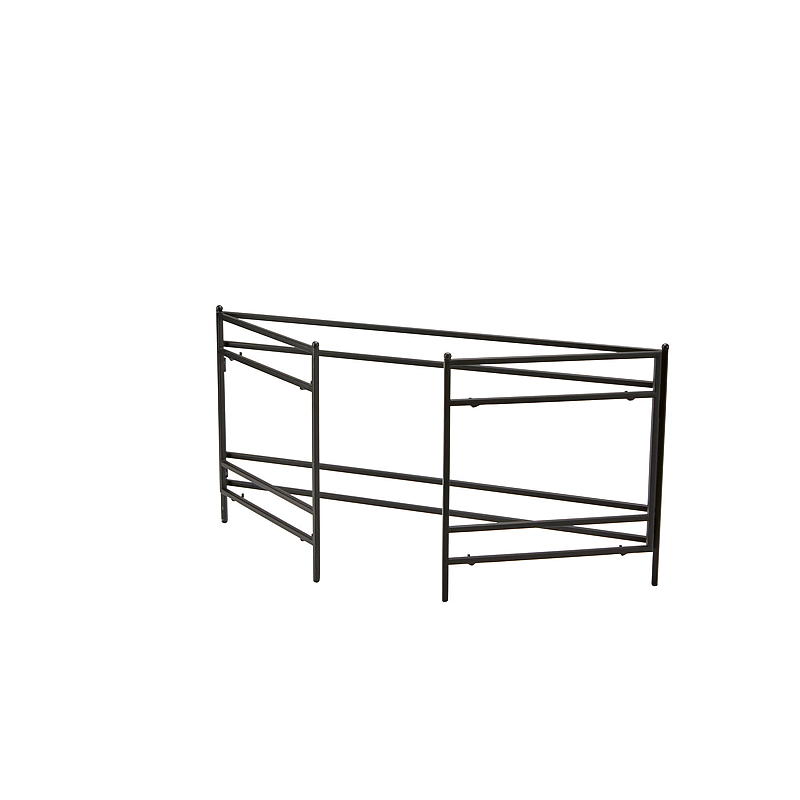 Scarpiera per la casa, dimensioni 66,5x29,5x33,5 cm, in metallo.