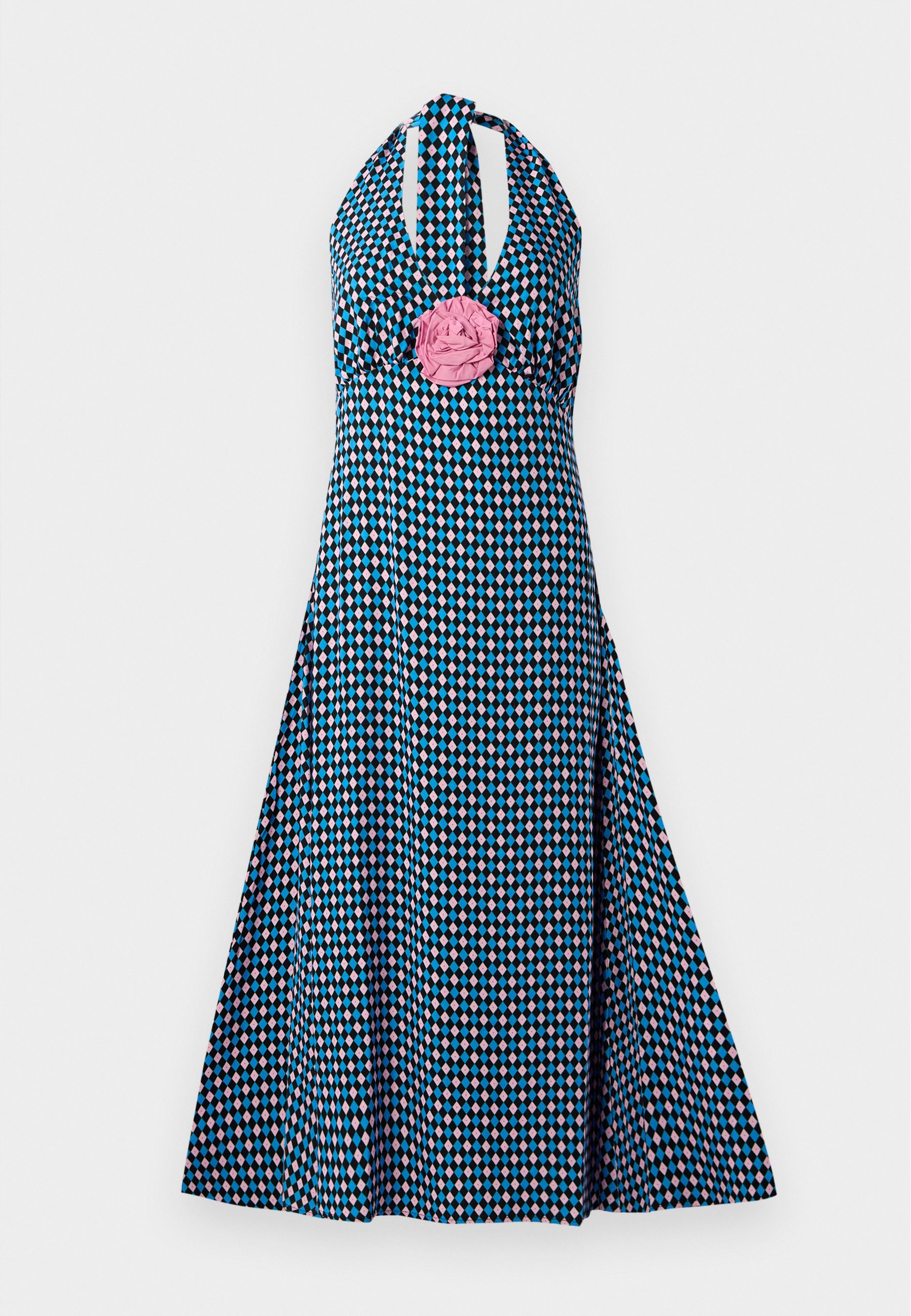 Vestido de dormir JARDIN HALTERNECK - Vestido de dia - rosa/preto/azul