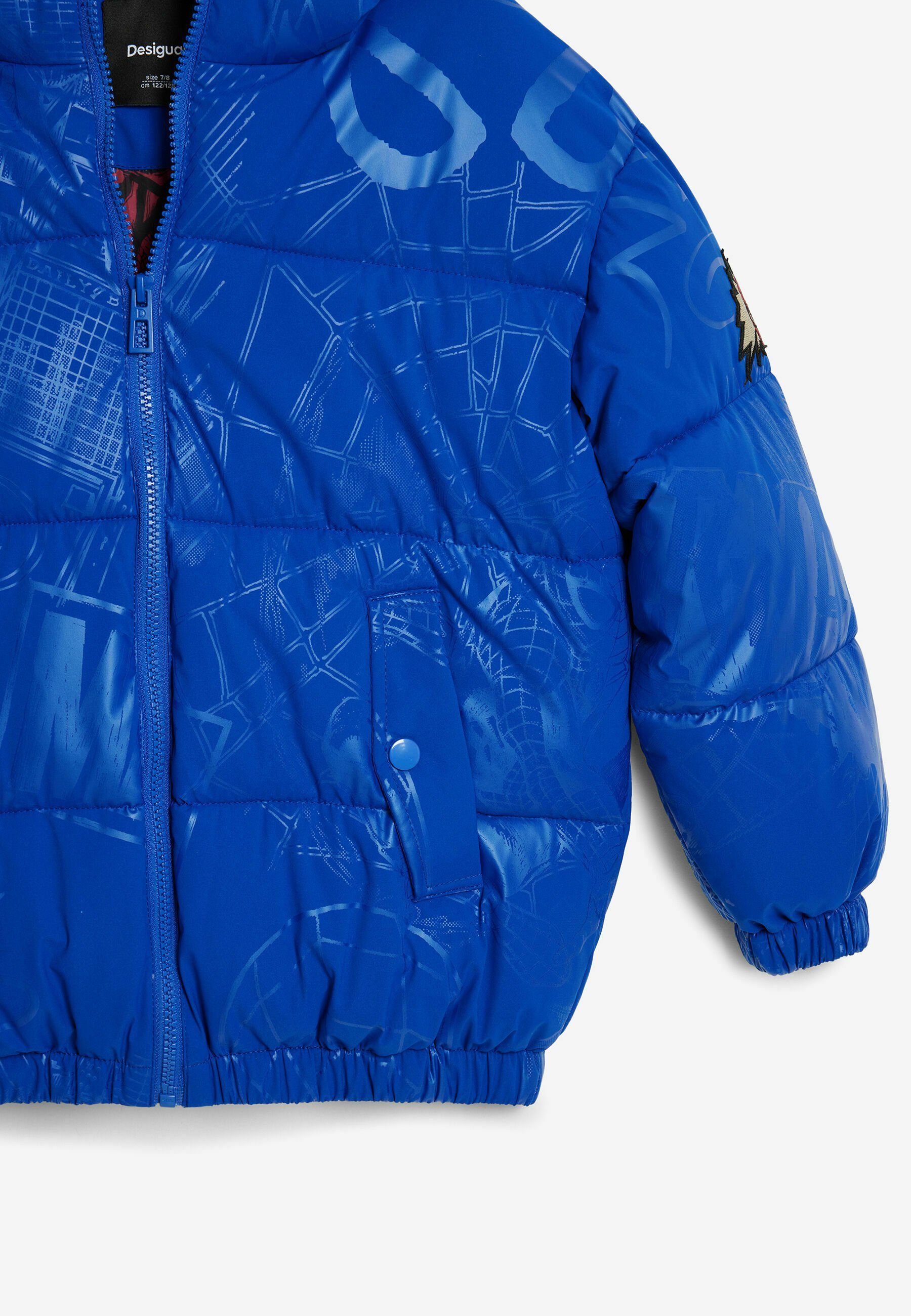 Desigual Spiderman - Winterjas - blauw