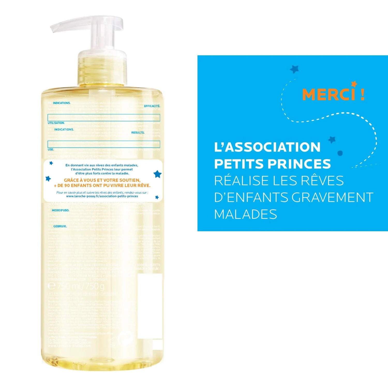 La Roche-Posay Lipikar Huile lavante AP+ relipidante anti-grattage 750ml