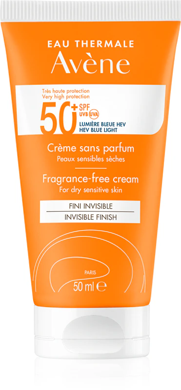 Avène Sun Creme Sem Perfume, protetor solar sem fragrância.