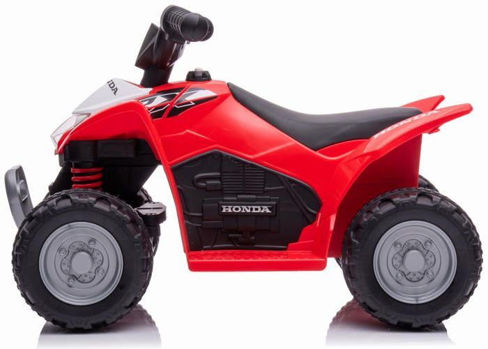 Quadriciclo Elétrico Honda H3 TRX para Crianças - 18 a 36 Meses - 6V 4.5Ah - Luz LED - Sinal Sonoro - Vermelho