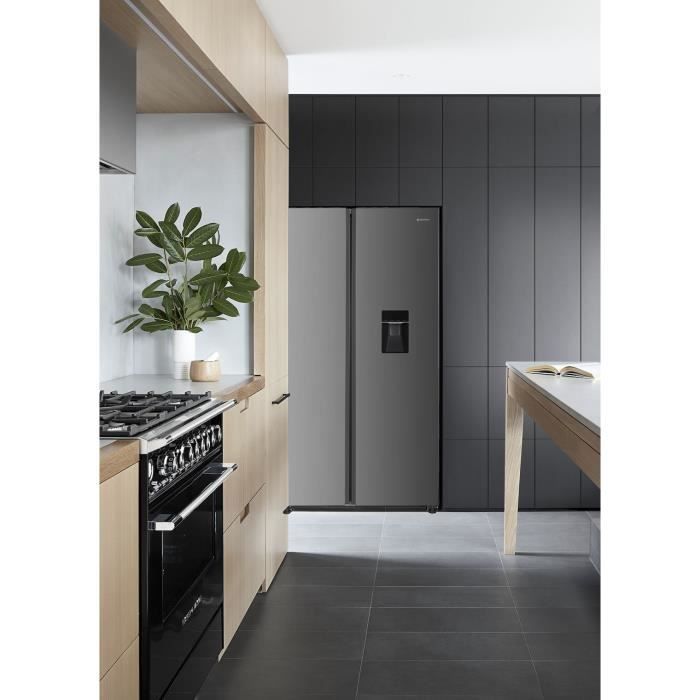 GEDTECH™ Kühlschrank im amerikanischen Stil GSBS510IXT 510 l (324 l + 181 l) – No Frost – Edelstahl