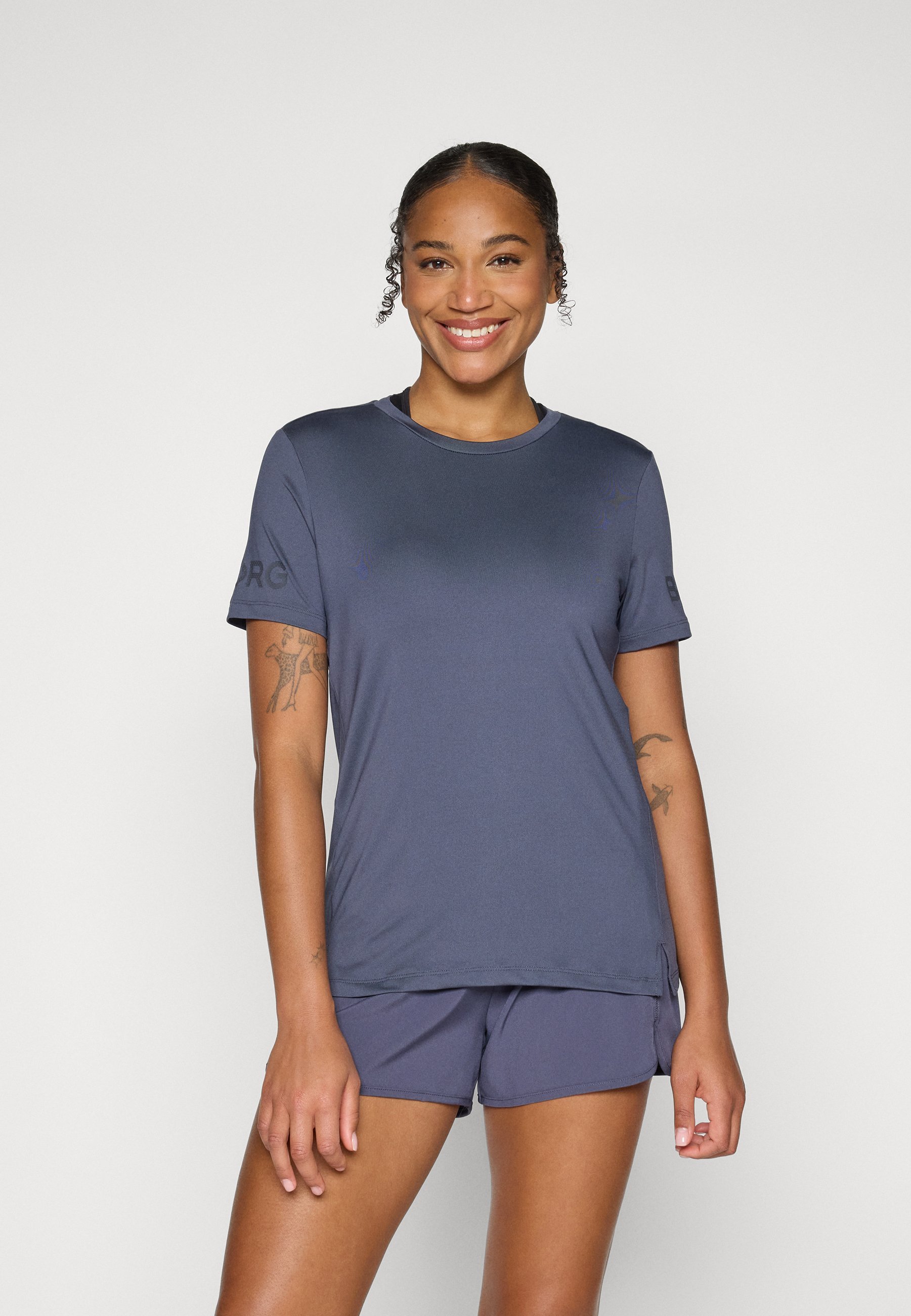 Björn Borg spausdinti marškinėliai – pilki odyssey coloured