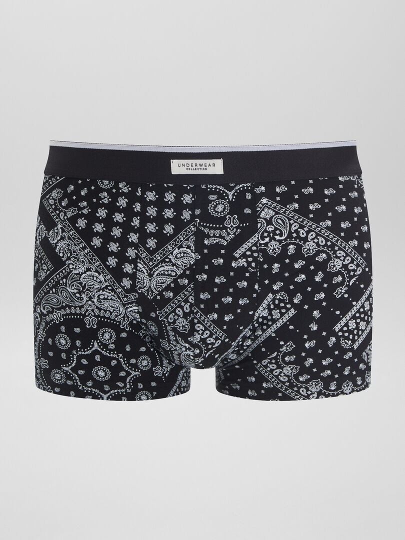 Set van 3 stretch boxershorts - Zwart