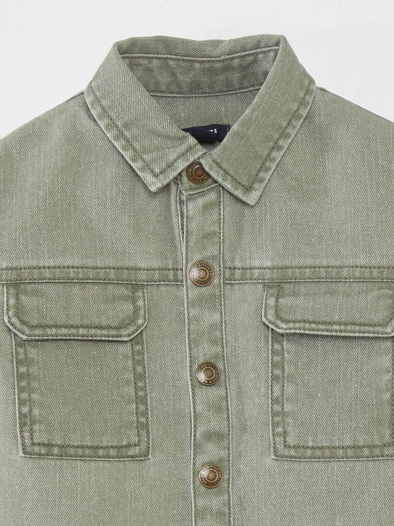 Camisa jeans - VERDE
