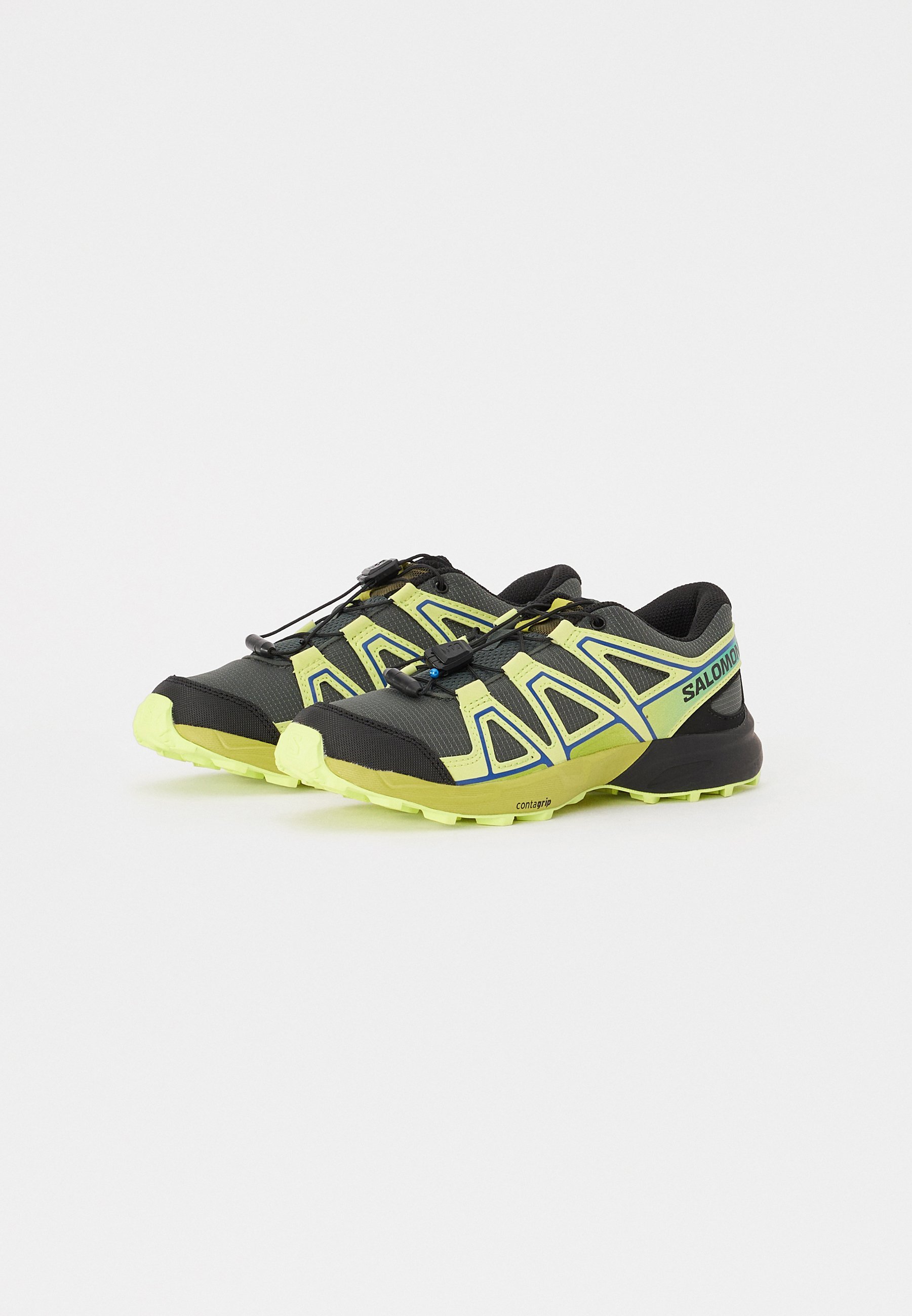 Salomon SPEEDCROSS UNISEX - Scarpe da trekking - urban chic/verde acceso/arancione scuro