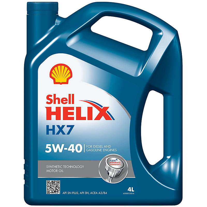 Olio motore Shell 4 l 5W-40 Shell Helix HX7