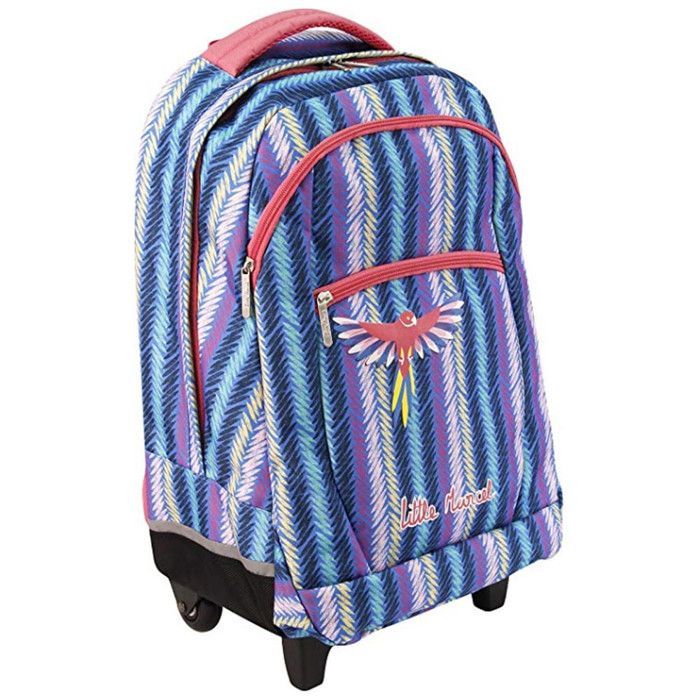 Mochila com Rodinhas Little Marcel Parrot 51 cm - Mochila Escolar