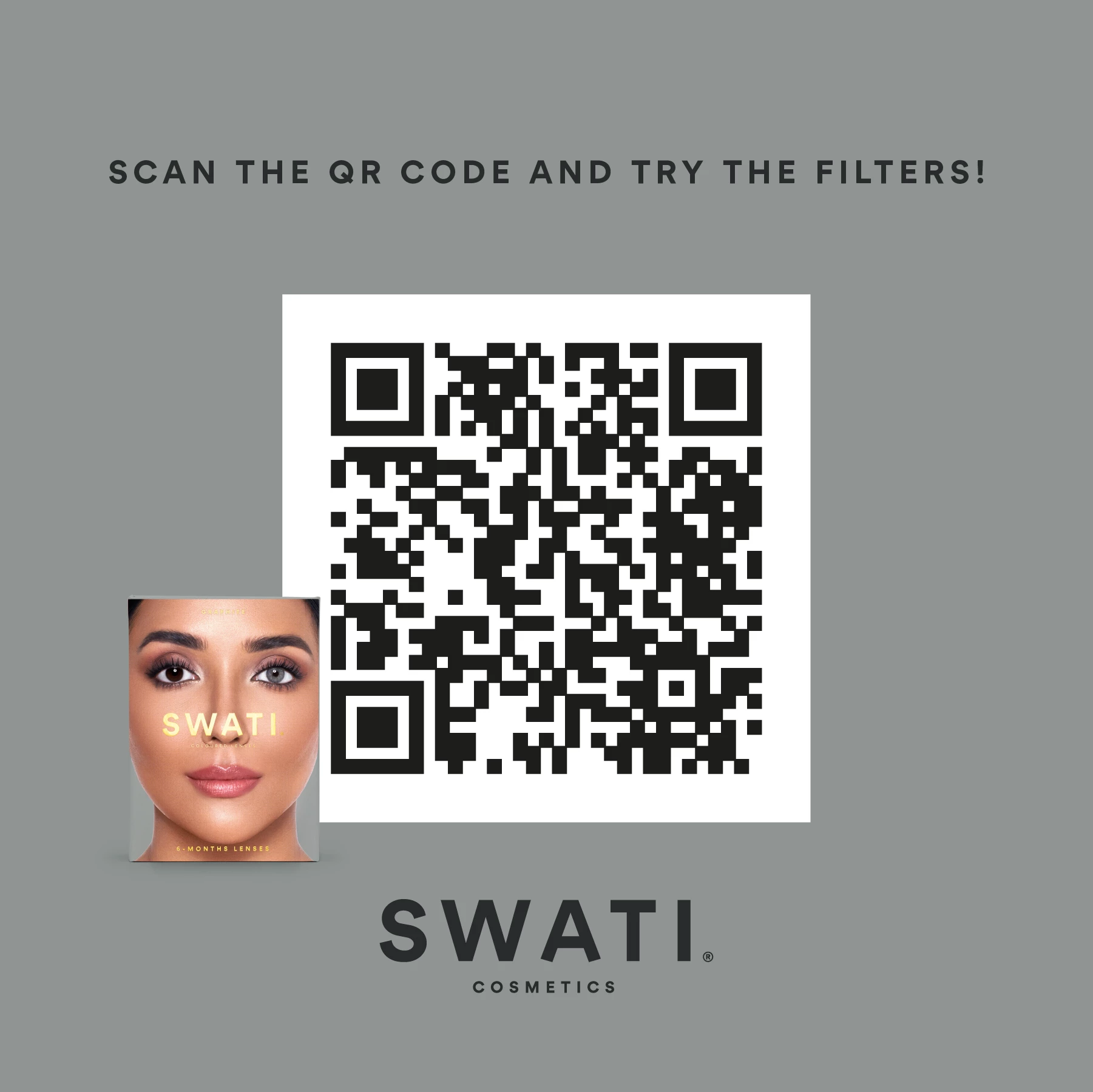 Lentile colorate Grafit 6 luni - SWATI Cosmetics