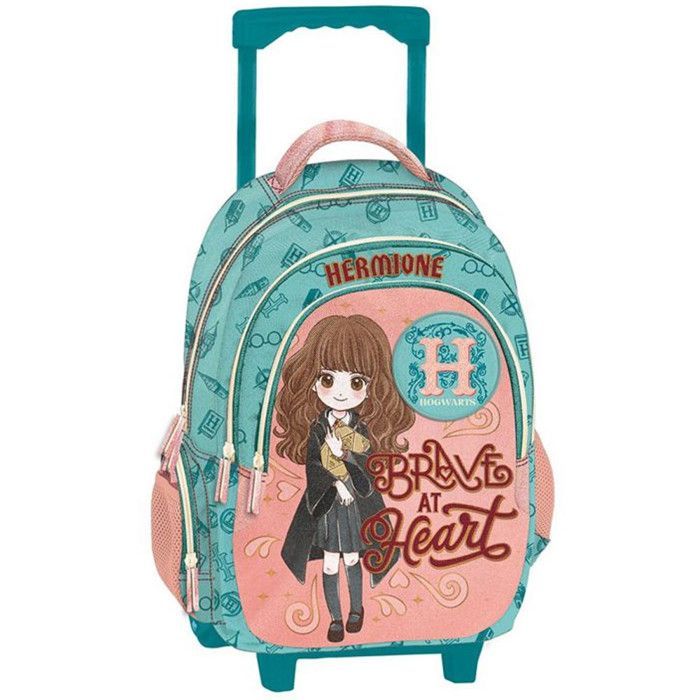 Sac à dos à roulettes Harry Potter Hermione Heart 44 CM - 2 cpt