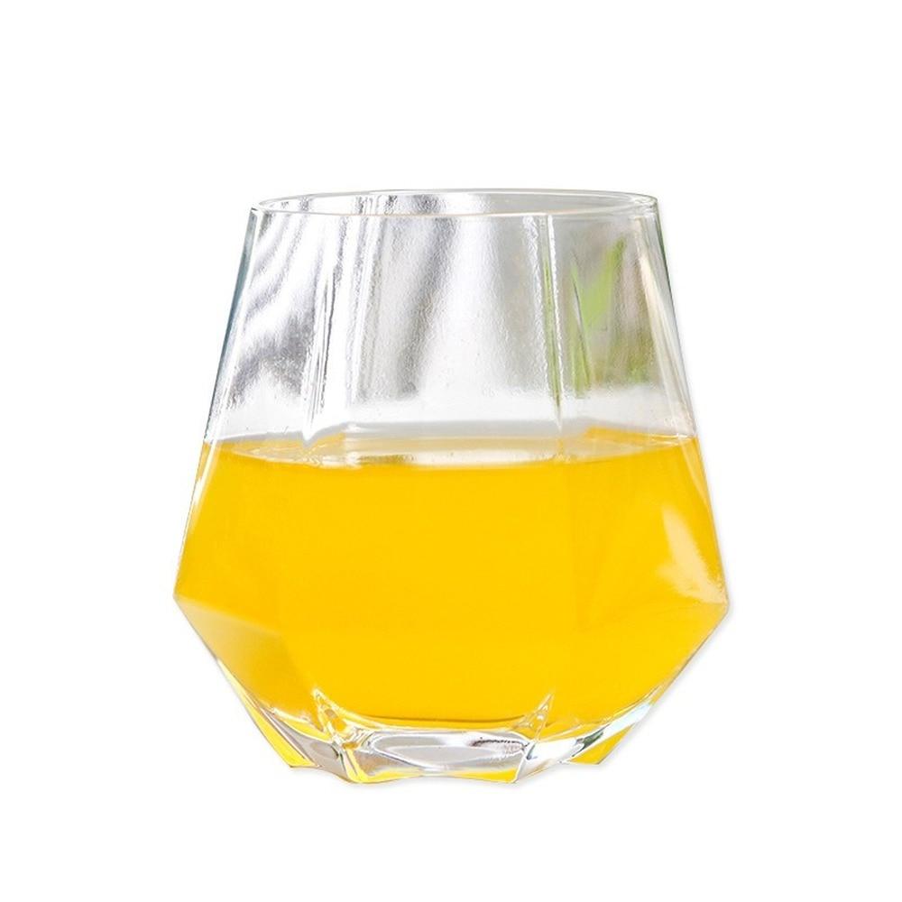 Tazza da caffè Bicchiere da vino rosso Boccali da birra Tazza da latte in vetro Tazza esagonale domestica Vendita diretta dalla fabbrica tazze in vetro bicchieri da vino