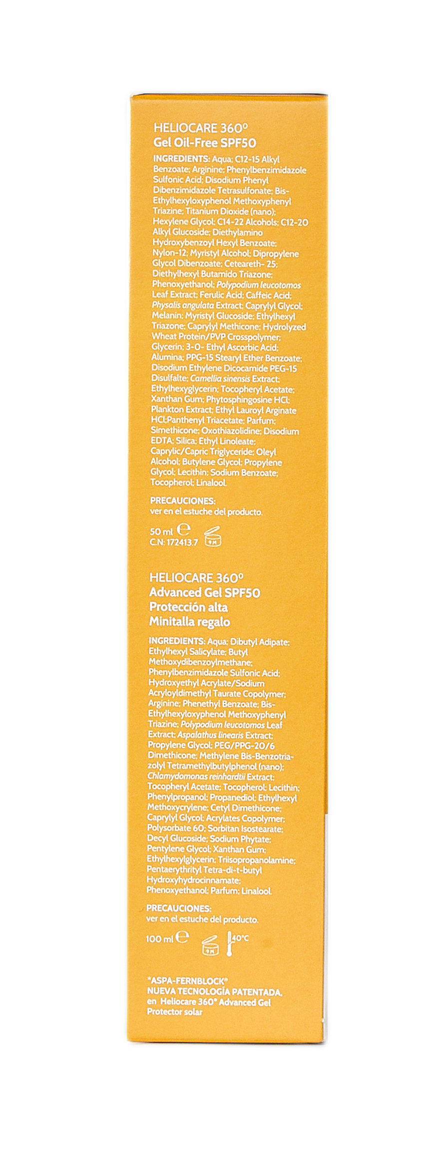 Heliocare 360º Pack gel bez ulja SPF 50 Napredni gel Zaštita od sunca iz apoteke