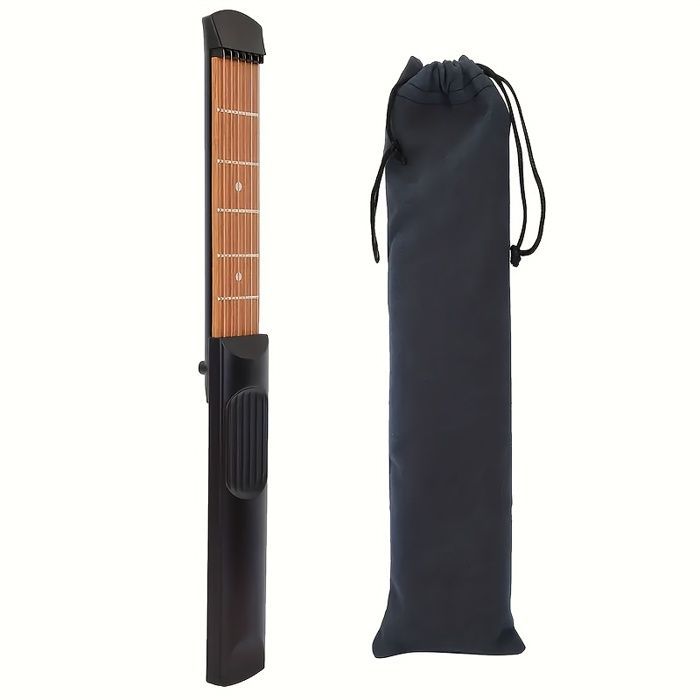 Mini outil d'entraînement portable pour guitare à 6 cordes, entraîneur d'accords pour guitare et basse, matériaux métalliques -