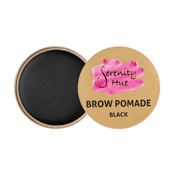Serenity Hue -kulmakarvapomada musta 10 g