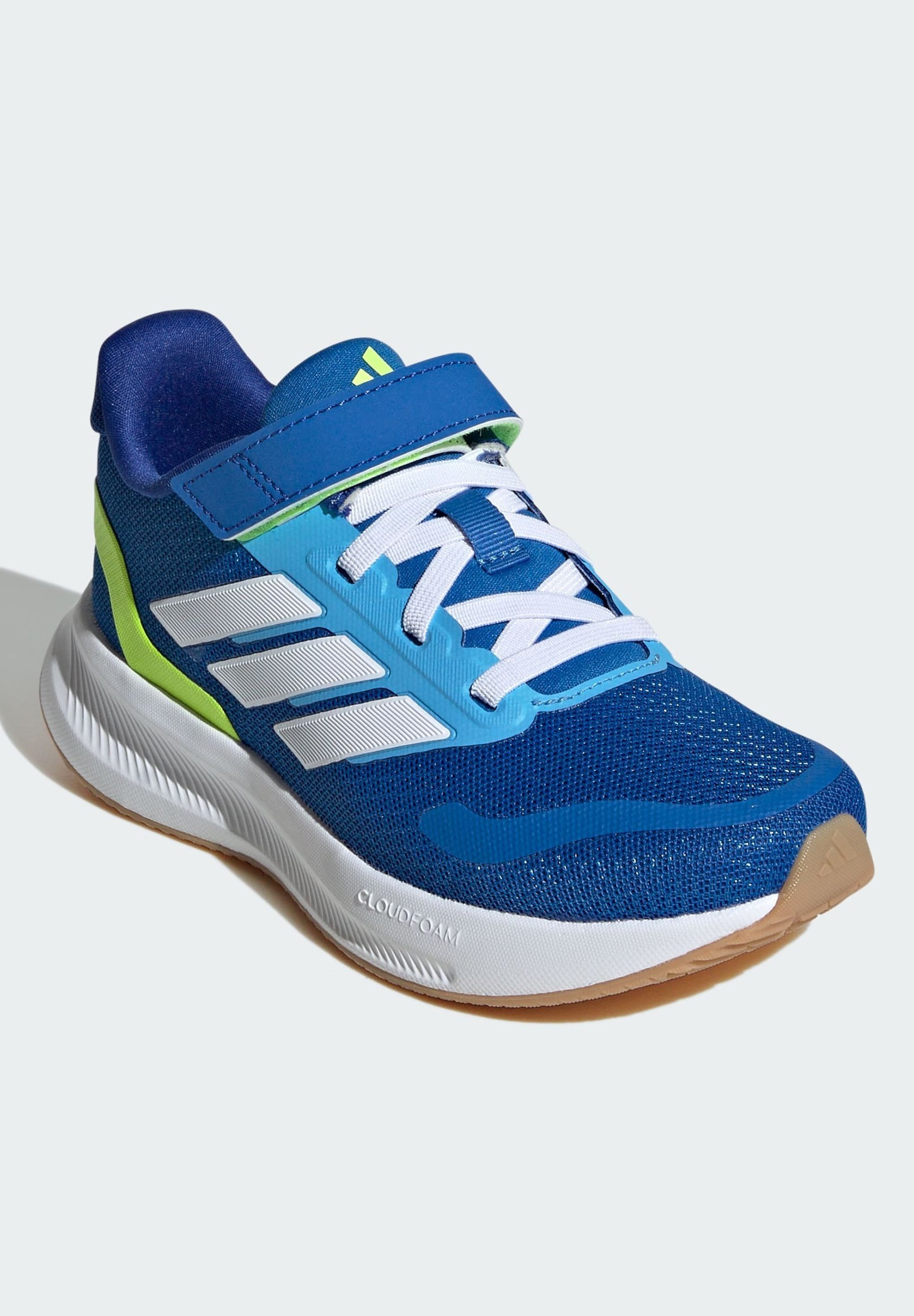 adidas Performance RUNFALCON 5 EL C - Hardloopschoenen voor op de weg - bright royal ftwr white lucid lemon