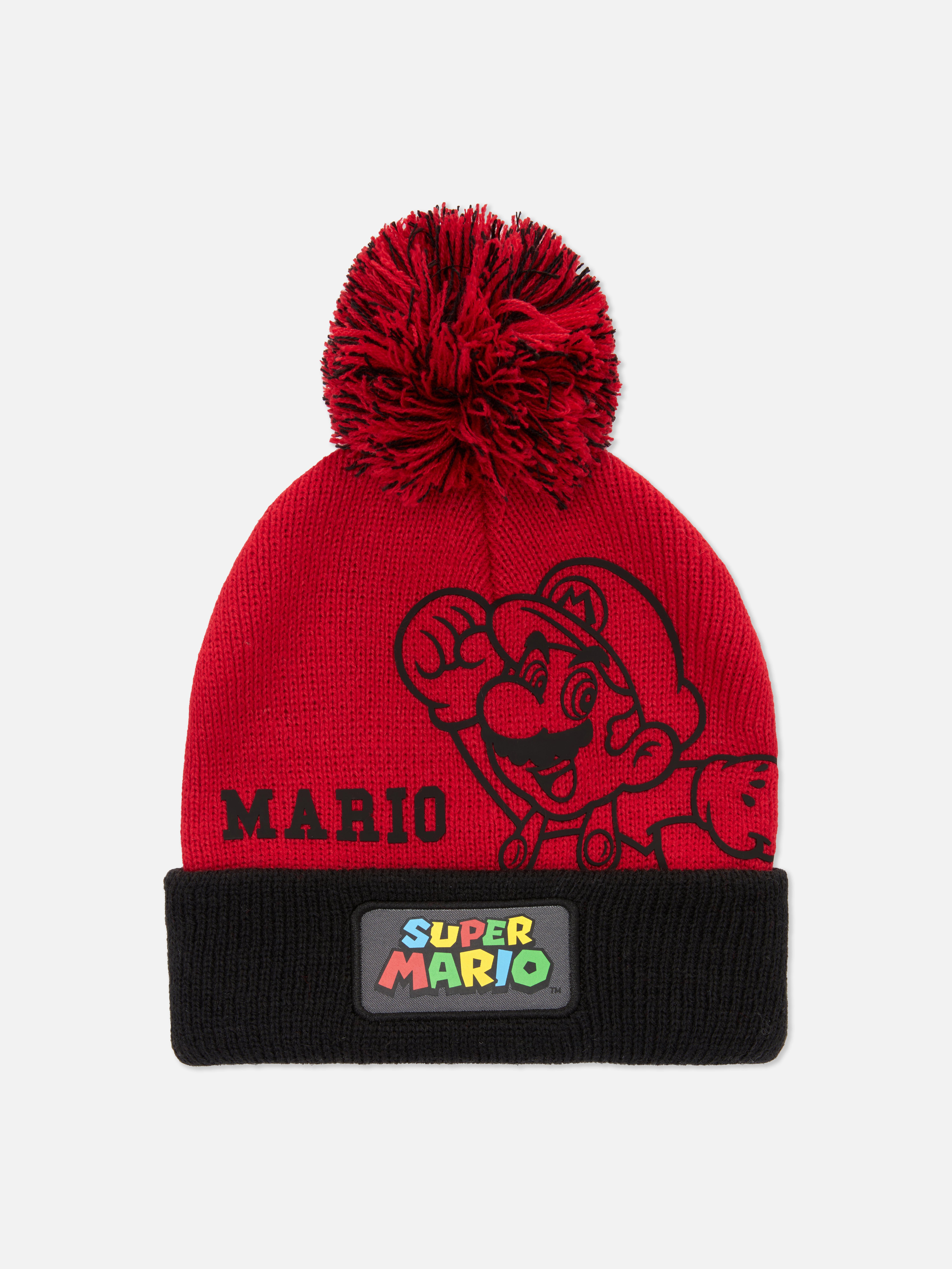 Căciulă Super Mario O căciulă cu o imagine și un logo Mario