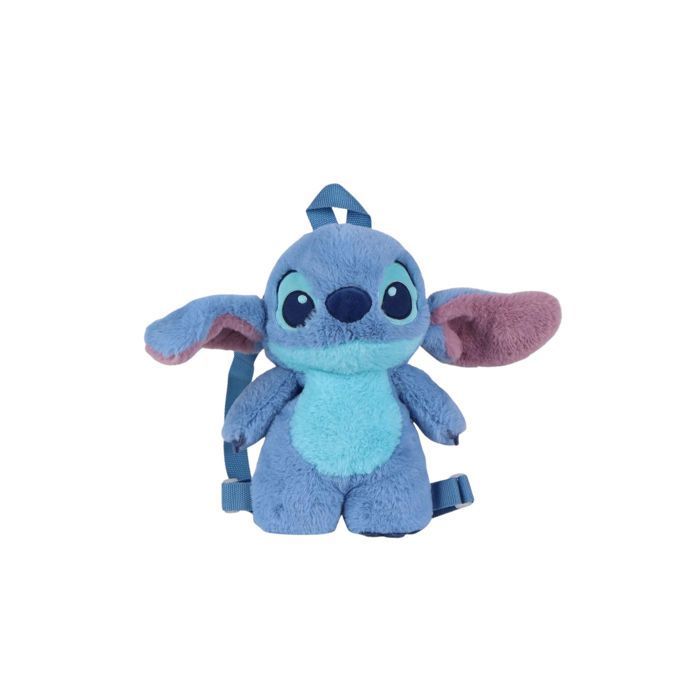 Children's backpack - DISNEY - Stitch - Plush - Light blue - Comfortable straps