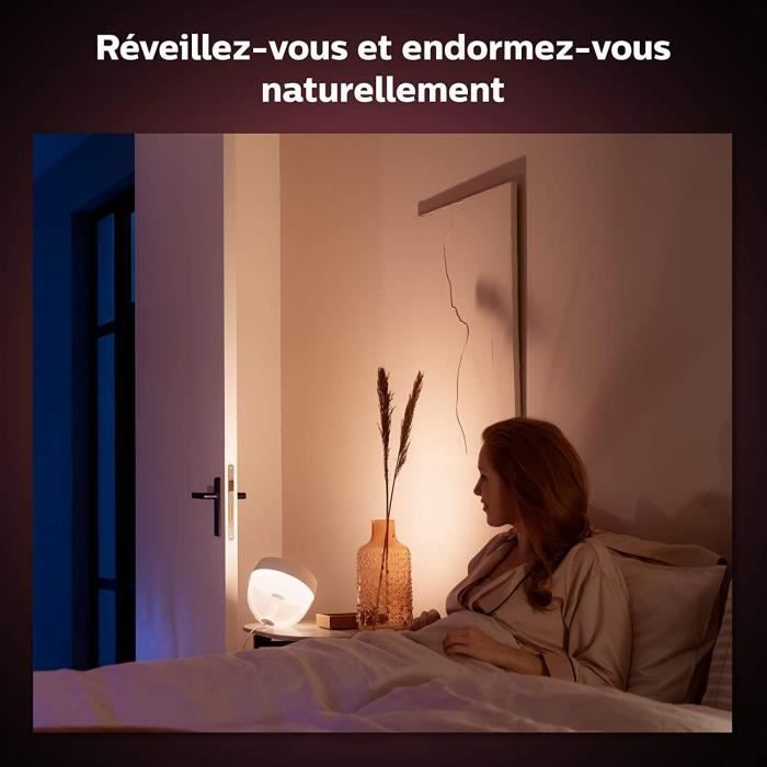 Lámpara Philips Hue White & Color Ambiance Iris, compatible con Bluetooth, negra, funciona con Alexa, Google Assistant y Apple.