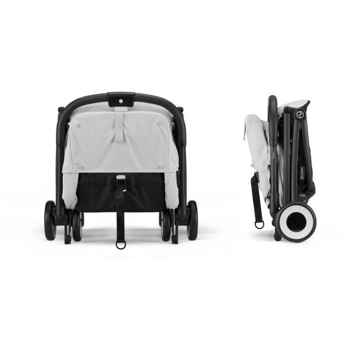 CYBEX - Cochecito ultracompacto y cómodo - ORFEO - 4 ruedas - Gris niebla